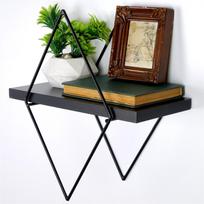 juoda metaline lentyna - 2-jų lentynų komplektas Kalune Design WR058, juodas - 6 nuotrauka