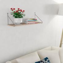20 cm lentyna - Pakabinama lentyna Kalune Design Armoni, ruda/juoda - 3 nuotrauka