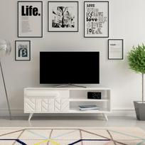 43 tv - TV staliukas Kalune Design Venedik, baltas - 3 nuotrauka