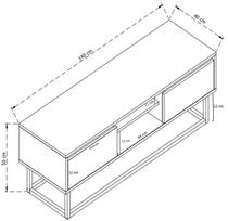 tv staliukas pusies - Kalune Design TV stalas Belinda 140 - 6 nuotrauka
