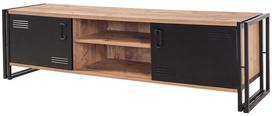 TV staliukas Kalune Design Cosmo Rex, rudas/juodas