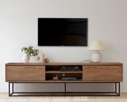 40 tv stovas - TV staliukas Kalune Design Rodez 180, rudas/juodas - 5 nuotrauka