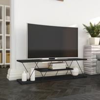 stalas 120 x 60 - TV staliukas Canaz, pilkas - 2 nuotrauka