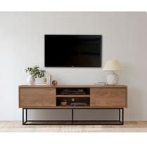 graikiniai riesutai - TV staliukas Kalune Design Rodez 140, rudas/juodas - 5 nuotrauka
