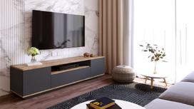 tv staliukas pusies - Kalune Design Televizoriaus staliukas FR7 - AA - 4 nuotrauka