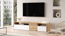 tv staliukas pusies - Kalune Design Televizoriaus staliukas FR5 - AW - 4 nuotrauka