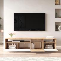 tv staliukas pusies - Kalune Design Televizoriaus staliukas FR5 - AW - 5 nuotrauka