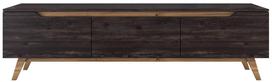6 sp 180 - TV staliukas Kalune Design D1, juodas/rudas - 2 nuotrauka