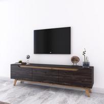 6 sp 180 - TV staliukas Kalune Design D1, juodas/rudas - 5 nuotrauka