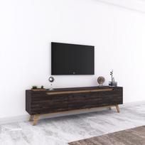6 sp 180 - TV staliukas Kalune Design D1, juodas/rudas - 6 nuotrauka