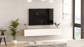 tv staliukas pusies - Kalune Design Televizoriaus staliukas FR8 - AW - 4 nuotrauka