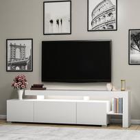 televizorius, balta - Kalune Design Televizoriaus staliukas Beliz - Baltas - 7 nuotrauka