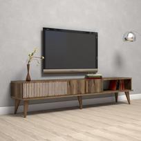 40 tv stovas - Kalune Design Televizoriaus staliukas Milan - Walnut - 3 nuotrauka