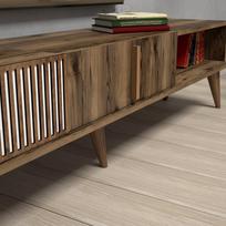 40 tv stovas - Kalune Design Televizoriaus staliukas Milan - Walnut - 5 nuotrauka