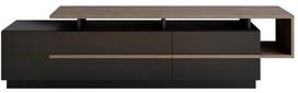TV staliukas Kalune Design Pia, juodas/rudas