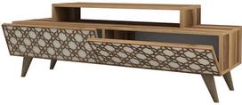 Kalune Design TV stalas City - Walnut, Kreminis