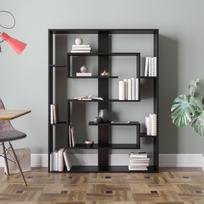 juoda knygu lentyna - Pastatoma lentyna Kalune Design Esteban, juoda - 3 nuotrauka