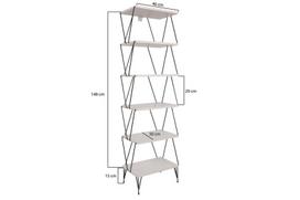 balta knygu lentyna - Lentyna Kalune Design Balaban, balta - 10 nuotrauka