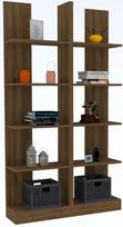 ruda knygu lentyna - Pastatoma lentyna Kalune Design Bookshelf 835, tamsiai ruda - 2 nuotrauka