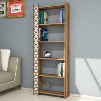 graikiniai riesutai - Pastatoma lentyna Kalune Design City, ruda/kreminė - 2 nuotrauka