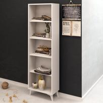 balta knygu lentyna - Lentyna Kalune Design Potena, balta - 3 nuotrauka