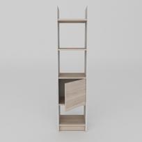 esbi - Pastatoma lentyna Kalune Design Esbi 103, balta/šviesiai ruda - 2 nuotrauka