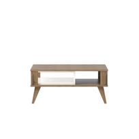 zurnalinis staliukas azuol - Kavos staliukas Kalune Design Ionis, rudas/baltas - 2 nuotrauka