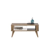 zurnalinis staliukas azuol - Kavos staliukas Kalune Design Ionis, rudas/baltas - 3 nuotrauka