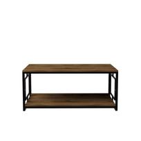 stalas 120 x 60 - Kavos staliukas Kalune Design Kelvin, rudas/juodas - 2 nuotrauka