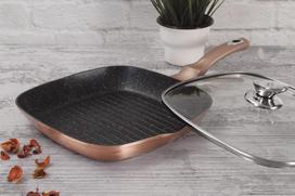 berlinger haus keptuves dangciai - BerlingerHaus Metallic Line Rose Gold Edition grilio keptuvė, 28 cm - 2 nuotrauka