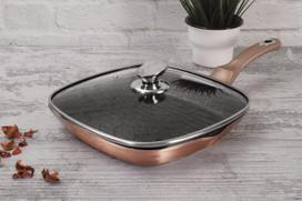 berlinger haus keptuves dangciai - BerlingerHaus Metallic Line Rose Gold Edition grilio keptuvė, 28 cm - 3 nuotrauka
