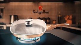 berlinger haus keptuves dangciai - BerlingerHaus Metallic Line Rose Gold Edition grilio keptuvė, 28 cm - 4 nuotrauka