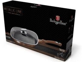 berlinger haus keptuves dangciai - BerlingerHaus Metallic Line Rose Gold Edition grilio keptuvė, 28 cm - 5 nuotrauka
