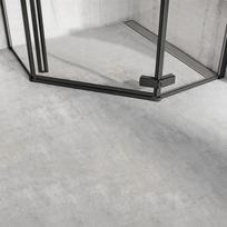 dusas - Dušo kabina REA Diamond black mat, 80x80, 90x90, 100x100 cm - 5 nuotrauka