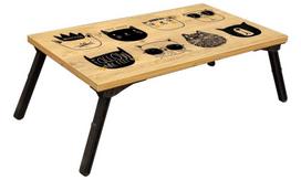 Nešiojamo kompiuterio staliukas Kalune Design 869 (I), šviesiai rudas/juodas