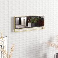 dekoratyvine plokste - Veidrodis Kalune Design Polka, auksinis/juodas - 2 nuotrauka