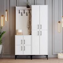 prieskambario baldai - Kalune Design Salės stovas Berlin BA - Baltas - 2 nuotrauka
