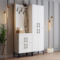 prieskambario baldai - Kalune Design Salės stovas Berlin BA - Baltas - 3 nuotrauka