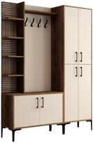 Kalune Design Salės stovas Viyana DA - Walnut, Kreminis