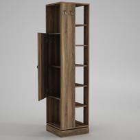 lentyna spinta - Kalune Design Salės stovas Roll - Walnut - 4 nuotrauka