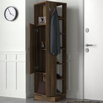 lentyna spinta - Kalune Design Salės stovas Roll - Walnut - 8 nuotrauka