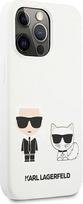 iphone 13 baltas - Karl Lagerfeld "KLHCP13LSSKCW Karl Lagerfeld and Choupette Liquid iPhone 13 Pro" - 3 nuotrauka