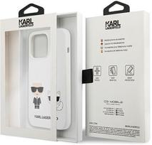 iphone 13 baltas - Karl Lagerfeld "KLHCP13LSSKCW Karl Lagerfeld and Choupette Liquid iPhone 13 Pro" - 8 nuotrauka