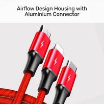 charging cable in 3 in 1 usb c - UNITEK C4049RD - 7 nuotrauka