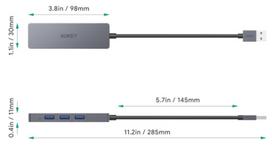 usb 3 0 hub - AUKEY CB-H36 - 8 nuotrauka