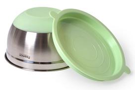 dubens dugnui - Fissman Mixing Bowl With Silicone bottom And PE Lid 24x13.5cm 4.5l - 2 nuotrauka