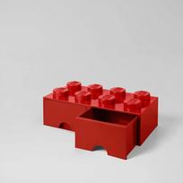 Daiktadėžė LEGO BRICK, raudonos sp., 50 x 25 x 18 cm., 940 ml