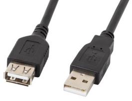 Lanberg Cable USB to USB Black 5m