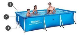 steel pro baseinas - Bestway karkasinis baseinas Steel Pro 300x201x66cm (56404) - 3 nuotrauka