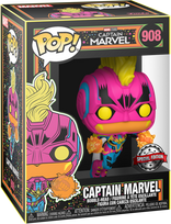 Figūrėlė Funko POP! Marvel Juodas series Captain Marvel Exclusive